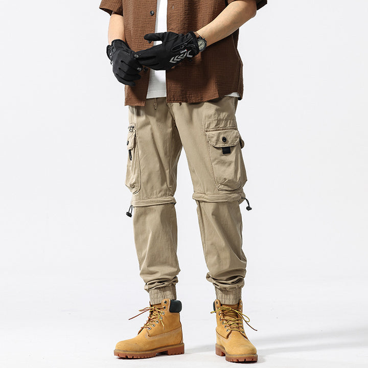 Functional cargo pants for men with adjustable waist and multi-use pockets Lune London