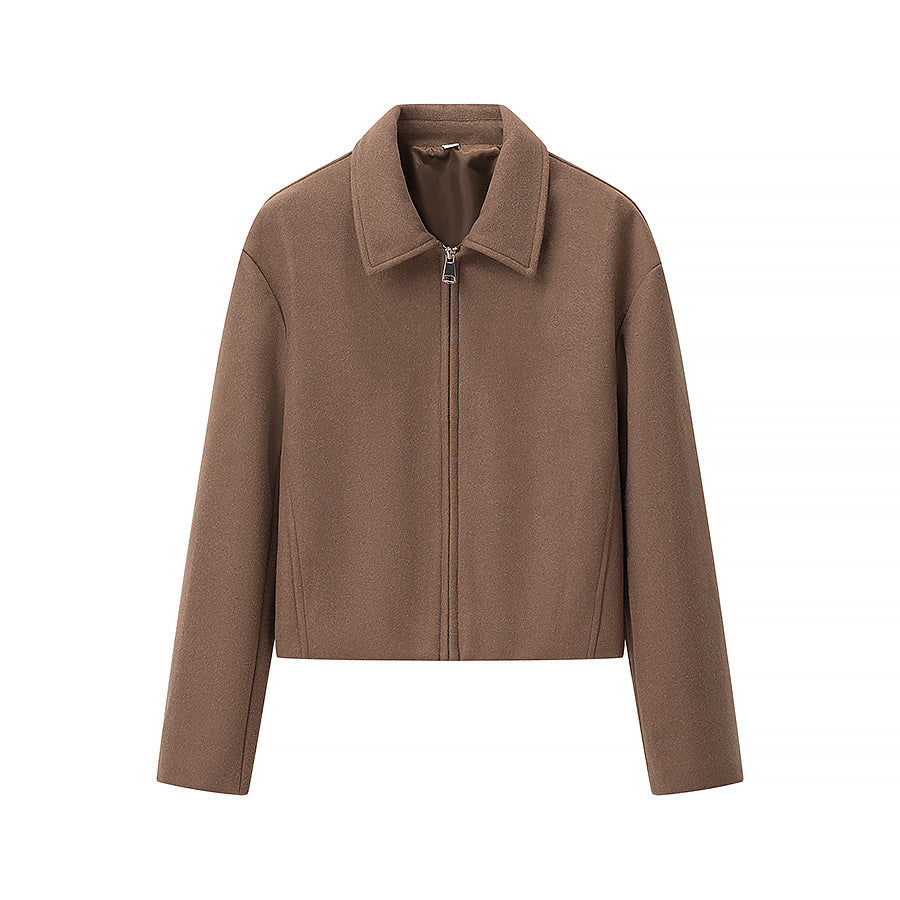 Veste courte pour femmes au style urbain avec deux poches zippées Chic & Stil