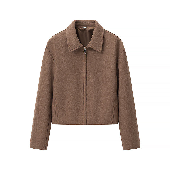 Veste courte pour femmes au style urbain avec deux poches zippées Chic & Stil