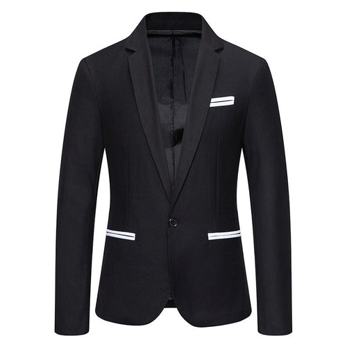 Men's Elegant Blazer with Contrasting Details Amarae