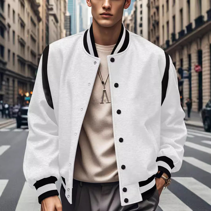 Trendy bomber jacket for men with contrasting details Lune London