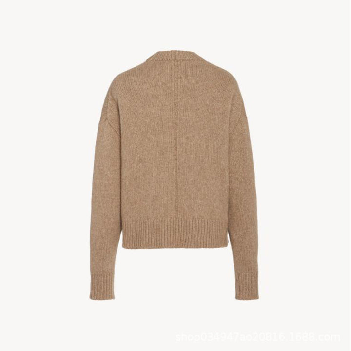 Pull en tricot chunky à la mode pour femmes avec des manches surdimensionnées Chic & Stil