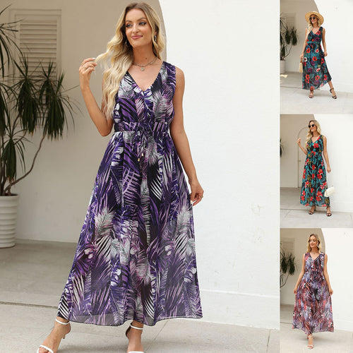 Women Flowers Long Maxi Dress Amarae