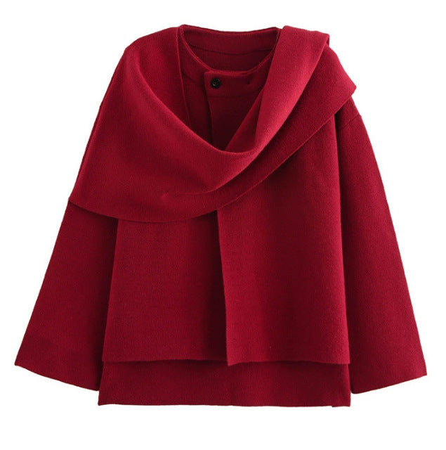 Manteau sur mesure pour femmes avec col montant Chic & Stil