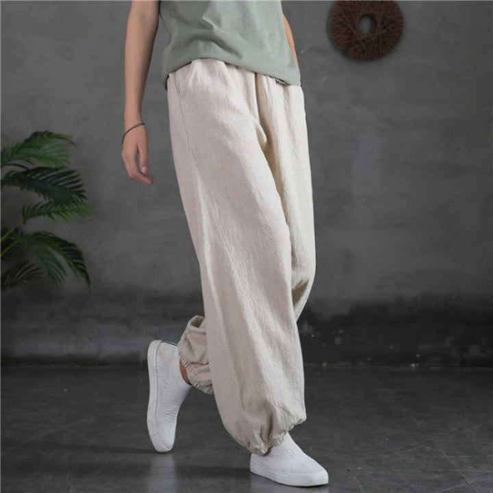 Women Comfortable Air Pants with Elastic Waistband Chic & Stil