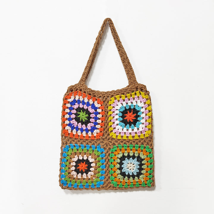Handmade crochet tote bag for women Lune London