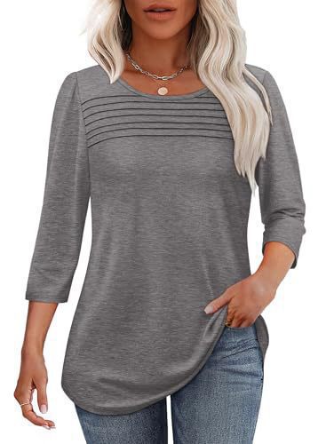 Women’s long sleeve shirt with pleat details Chic & Stil