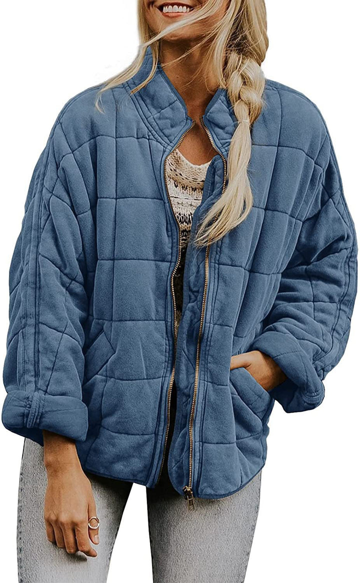 Ladies plus size quilted jacket Lune London
