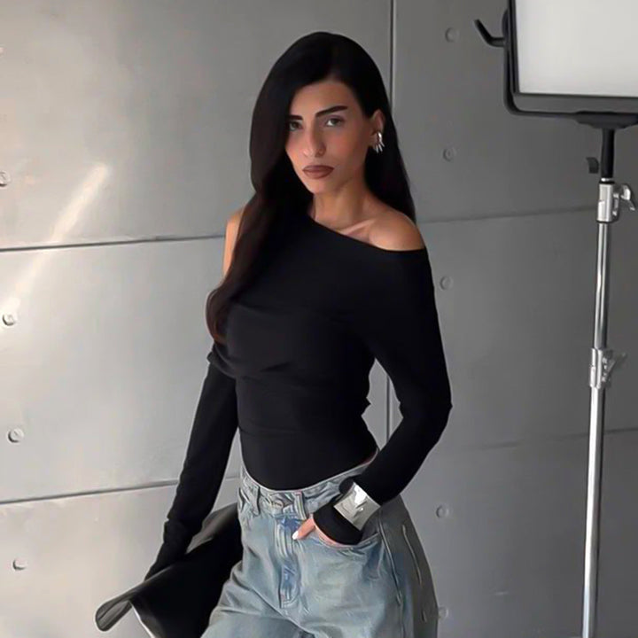 Women Long Sleeve Off-Shoulder Amarae
