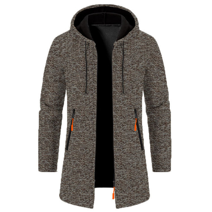 Casual hooded jacket for men with ergonomic cut and practical zippered pockets Lune London