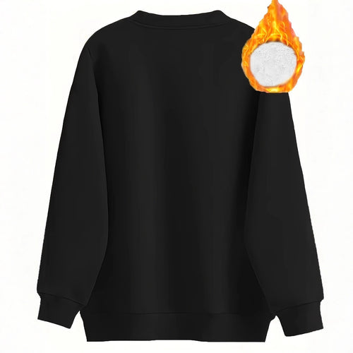 Heated sweatshirt for women with plush lining Amarae