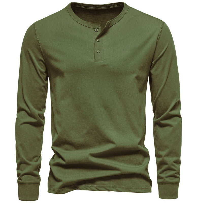 Men's long sleeve shirt with button closure and modern design Amarae