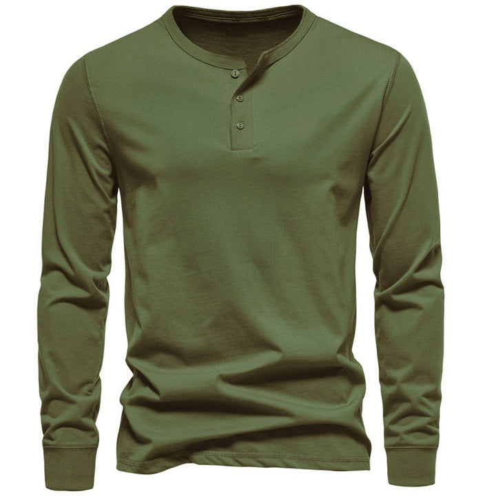 Men's long sleeve shirt with button closure and modern design Amarae