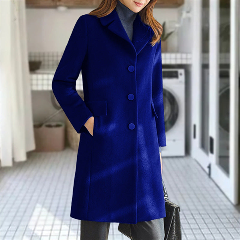 Ladies classic wool coat Lune London