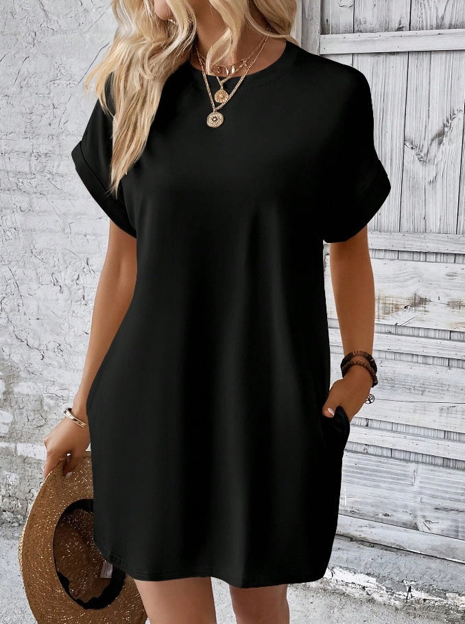 Short sleeve summer dress for women with pockets Lune London
