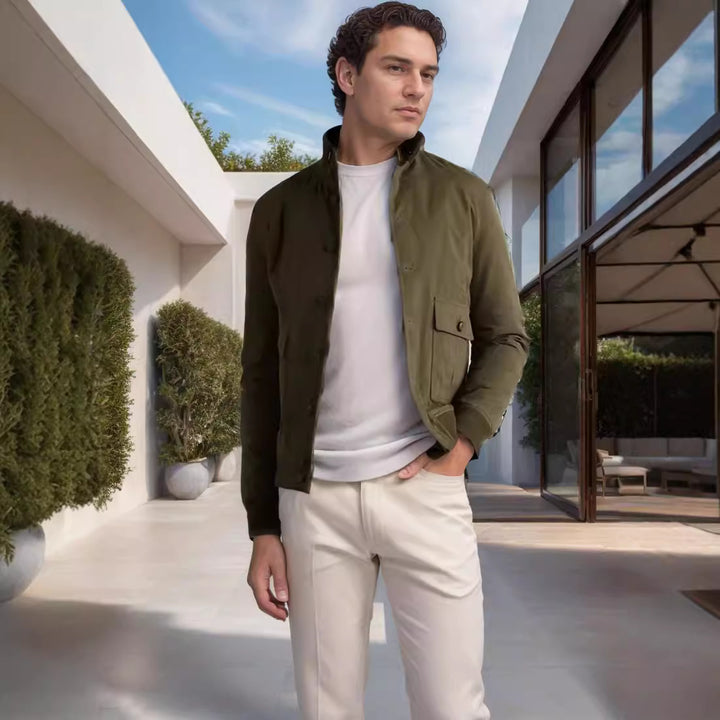 Men's utility jacket with multiple practical pockets Lune London