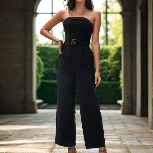 Ladies Elegant Strapless Jumpsuit Amarae
