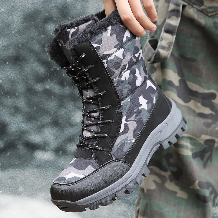 Winter boots for women lined with an insulating inner lining and a non-slip molded sole Lune London