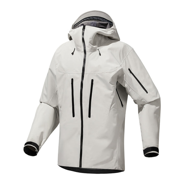 Waterproof outdoor jacket for men with ventilated inserts Chic und Stil