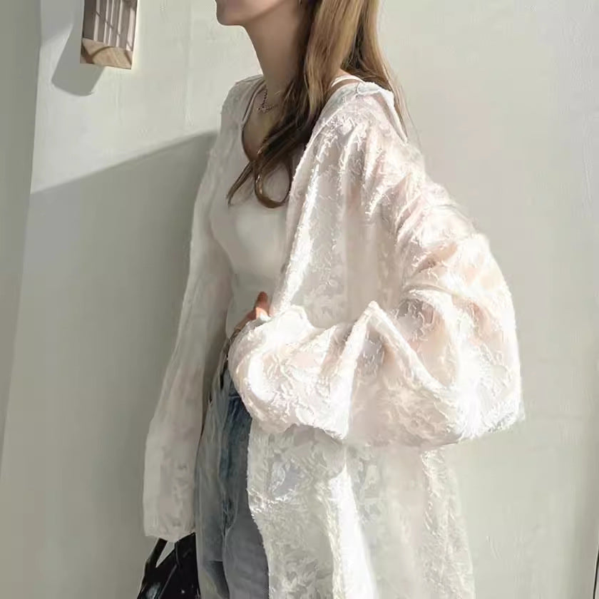 Lune London Lace Kimono Jacket for Women