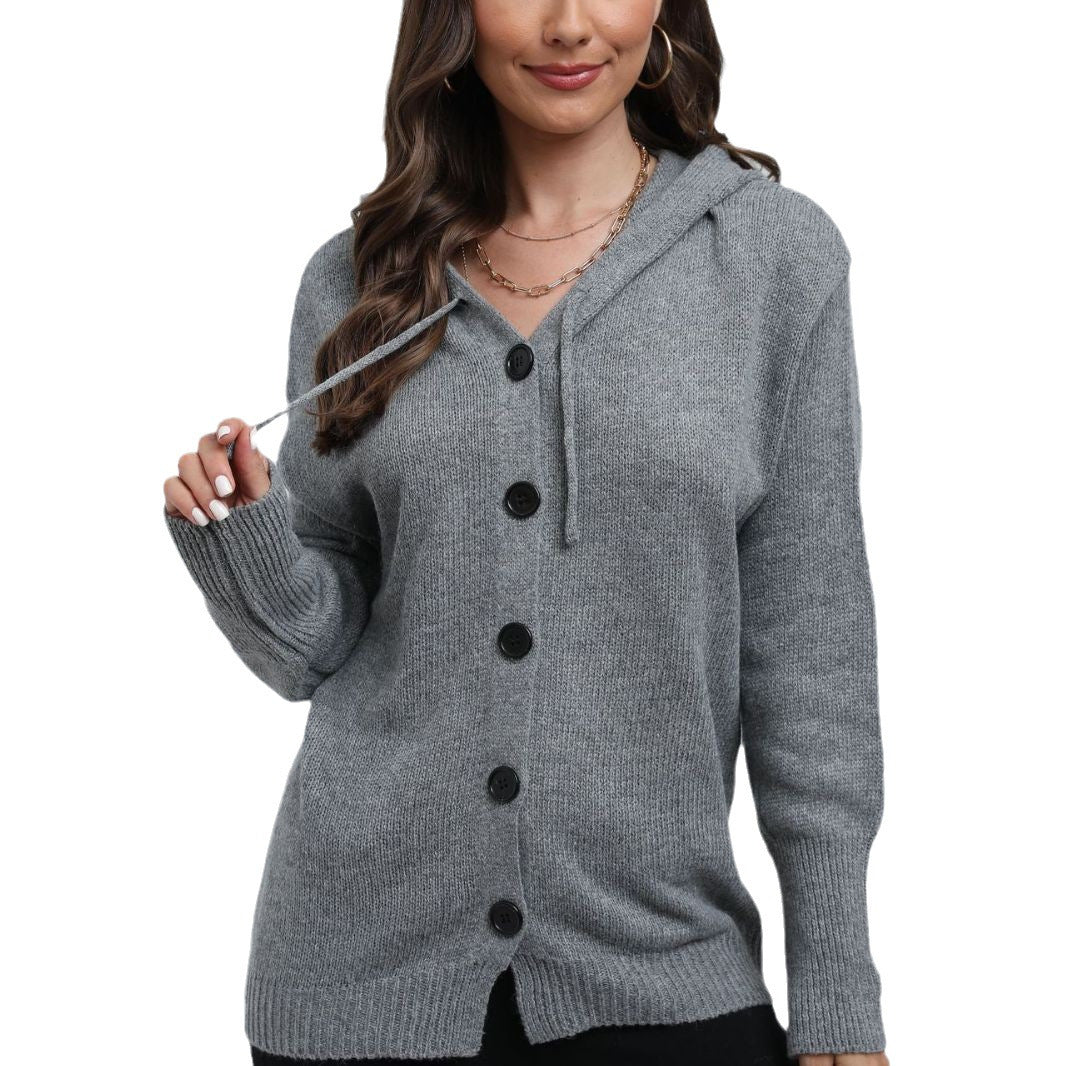 Ladies comfortable hoodie cardigan Lune London