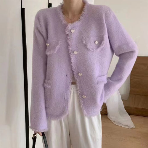 Femmes Gilet Flou avec Détails en Cœur Chic & Stil