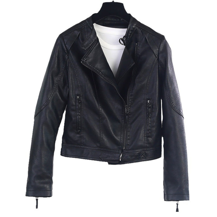 Casual biker jacket for women in high-quality leather Lune London