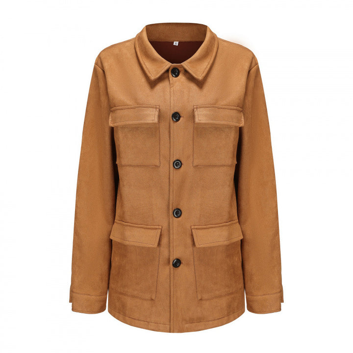 Women's practical jacket with a modern look with applied pockets Lune London