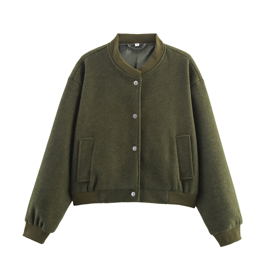 Oversized casual jacket for women with button closure Lune London