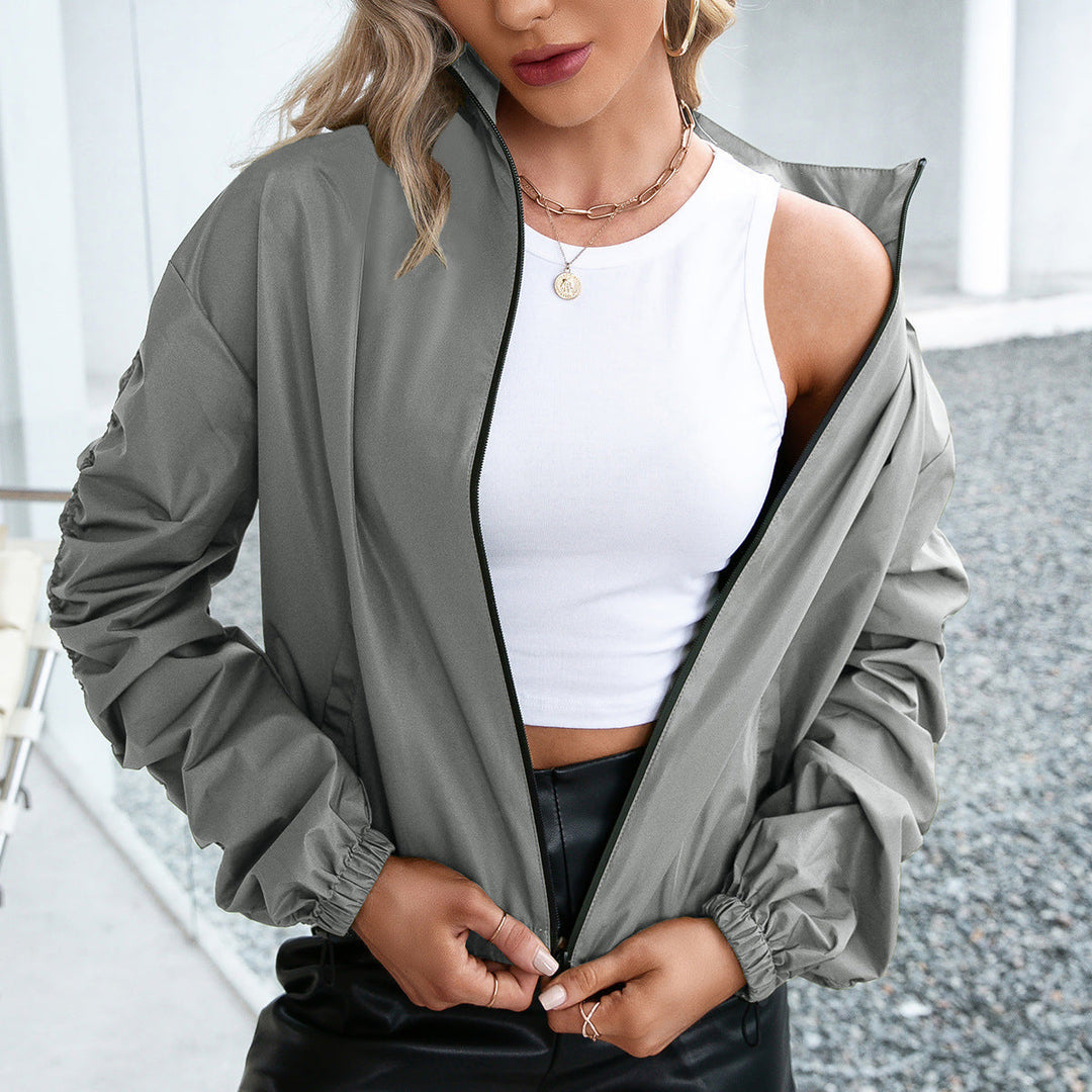Lune London | Outdoor Jacket - Waterproof Lightweight - Loose Fit - Zipper - Elastic Cuffs