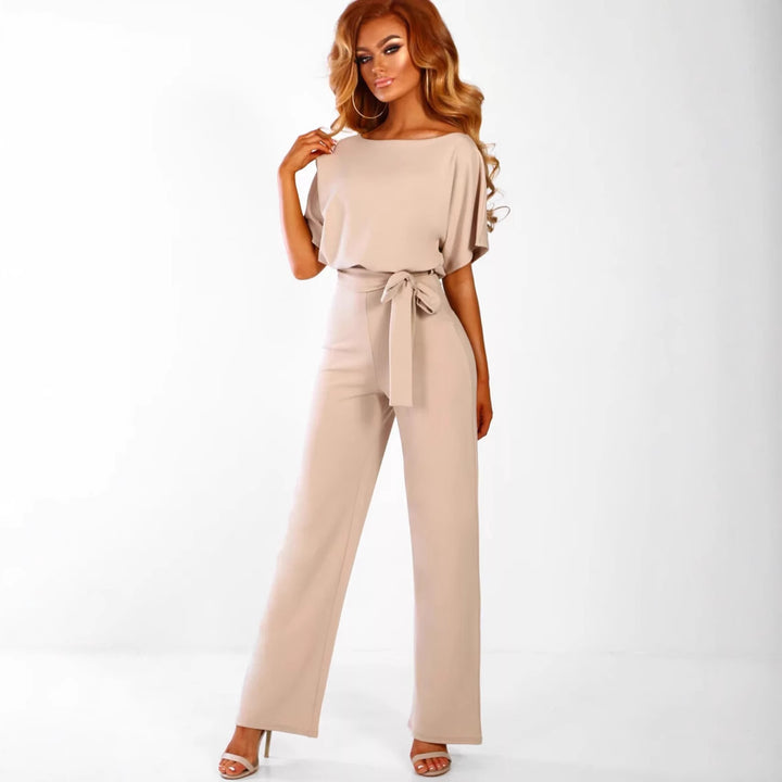 Wide overalls for women with a stylish belt Lune London