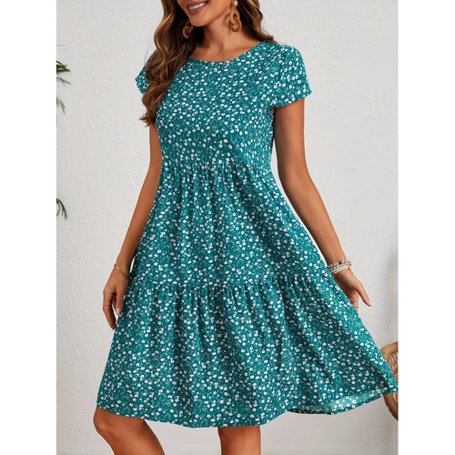 Women A-line dress with floral pattern Amarae