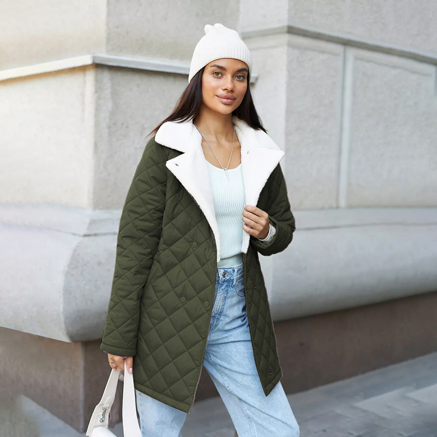 Amarae Women's Quilted Wool Jacket