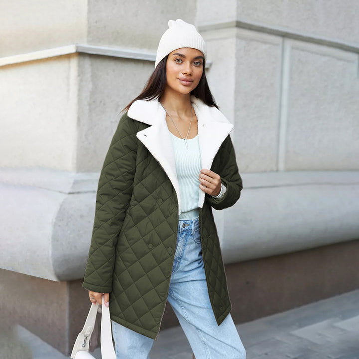 Amarae Women's Quilted Wool Jacket