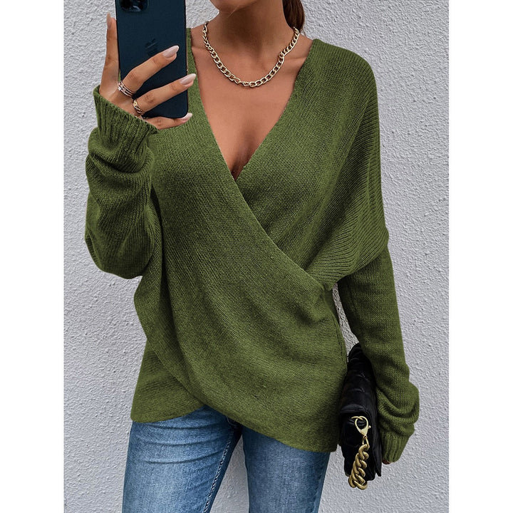Pull V-neck de loisirs pour femmes Chic & Stil