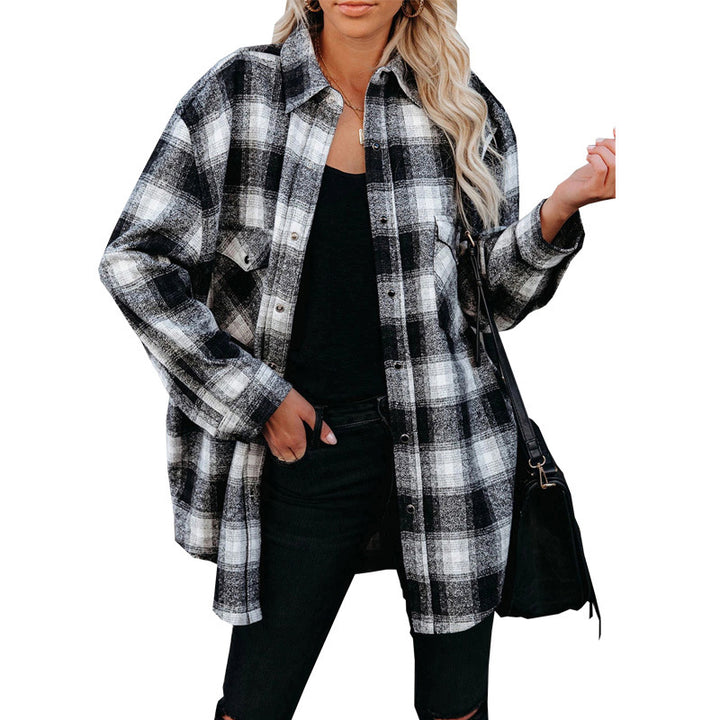 Checkered blouse for women Lune London