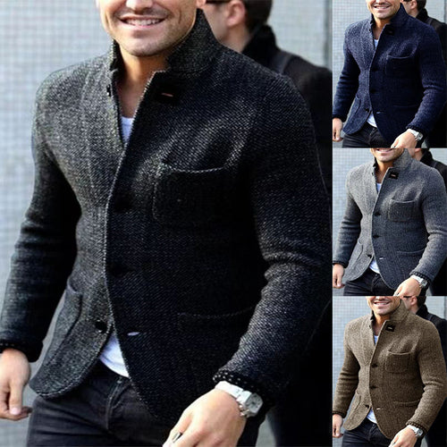Elegant blazer for men in textured fabric Amarae