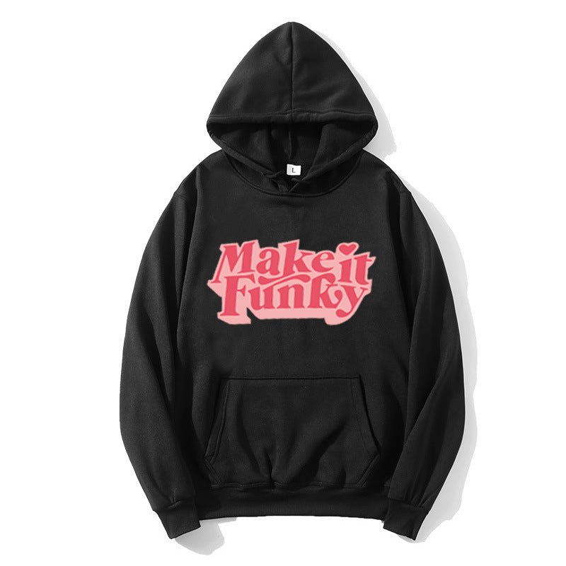 Women's hoodie with playful print Chic & Stil
