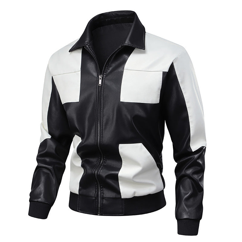 Elegant men's jacket with leather accents Lune London