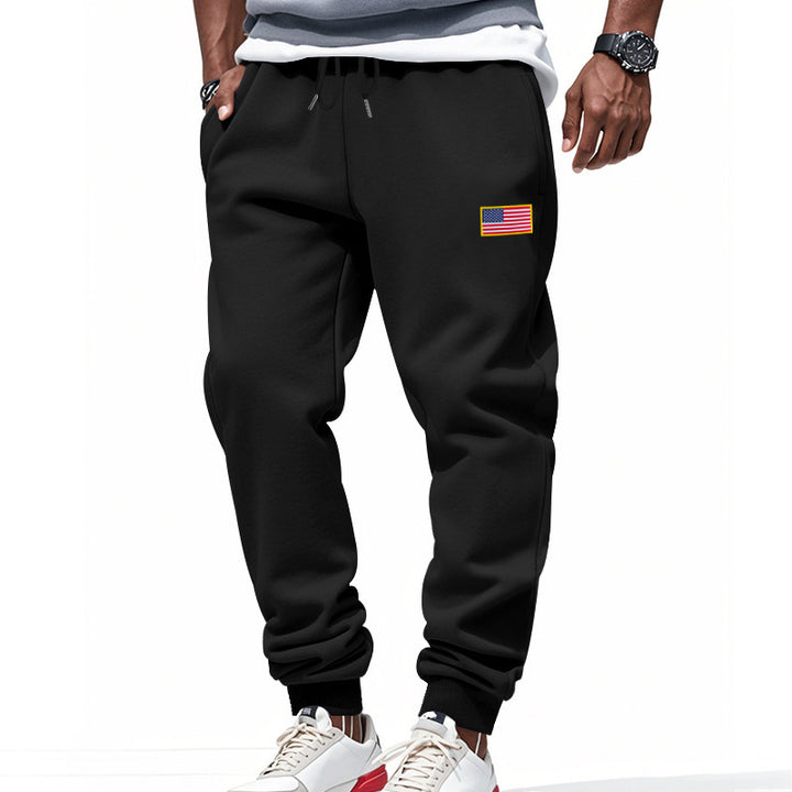 Sport pants for men with elastic waist and practical side pockets Lune London