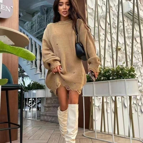 Oversized knit dress for women Amarae