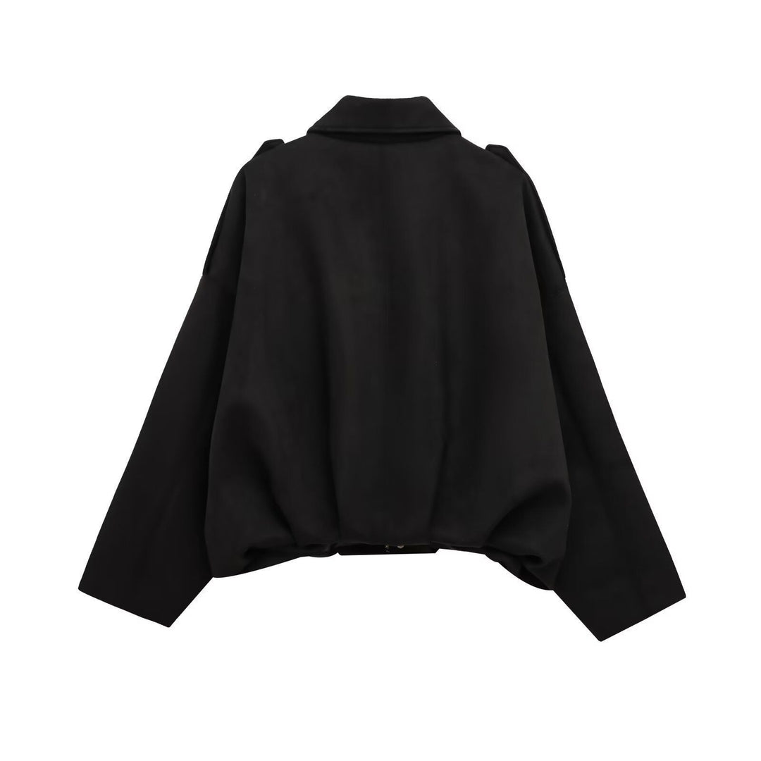 Trendy and casual faux leather jacket for women with a modern fit Lune London