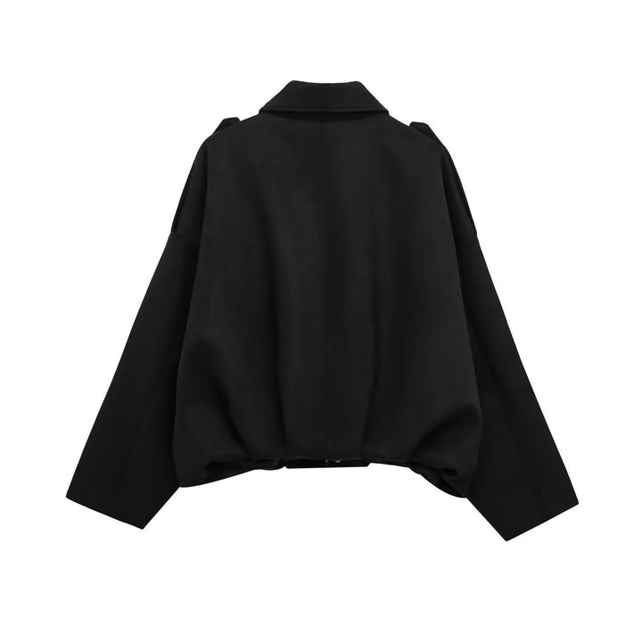 Trendy and casual faux leather jacket for women with a modern fit Lune London
