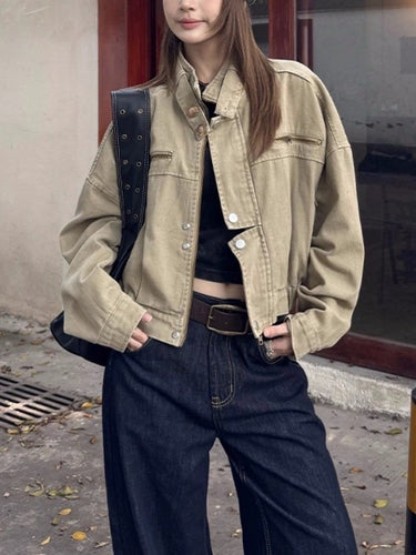Amarae | Brown Bomber Jacket