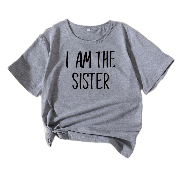 Women Leisure Sister T-shirt Statement Lune London