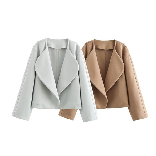 Veste courte élégante pour femmes avec col montant moderne Chic & Stil