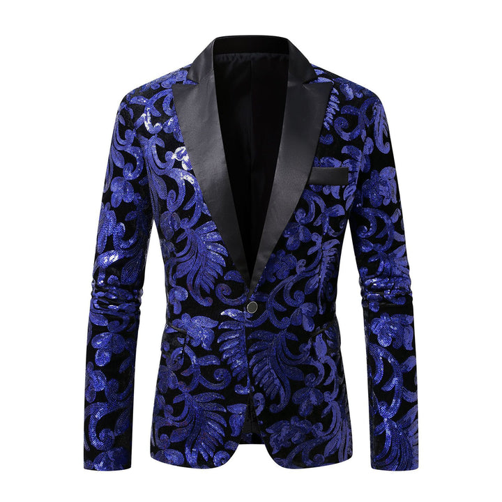 Elegant sequin blazer for women with floral design and luxurious cut Lune London