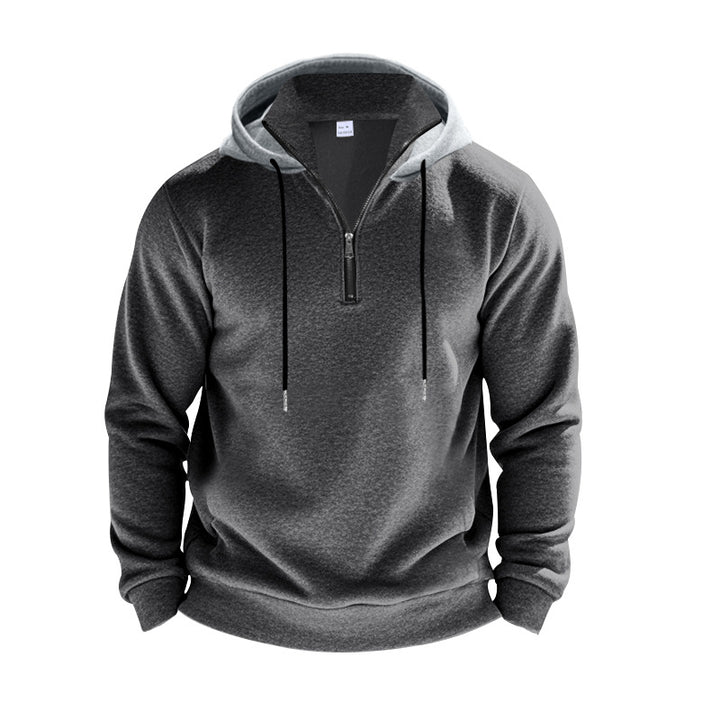 Men's hoodie with modern zipper and stylish cut Lune London
