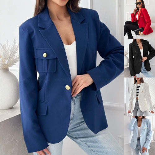 Veste féminine avec poches pratiques et détails de boutons élégants Chic & Stil