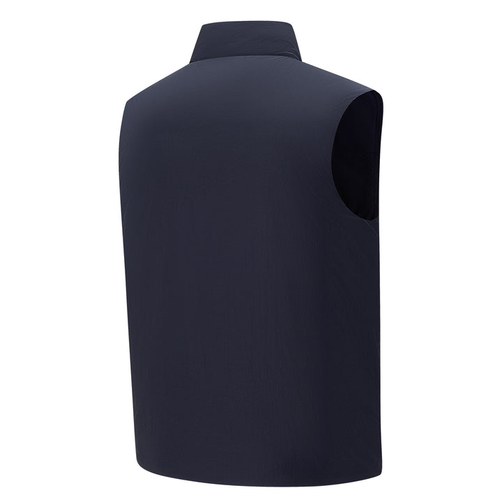 Men's Lightweight Outdoor Vest with Slim Fit, Stand Collar and Two-Way Zipper Amarae